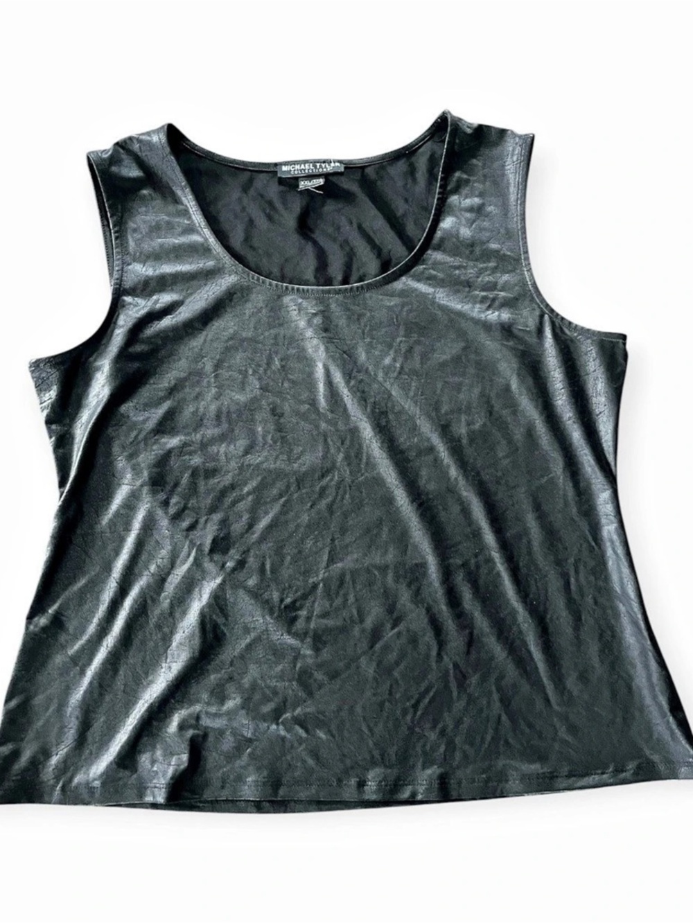 Michael Tyler Black Sleeveless Top Size XXL/1X NWT